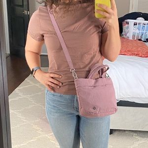 Lululemon lavender crossbody purse mini